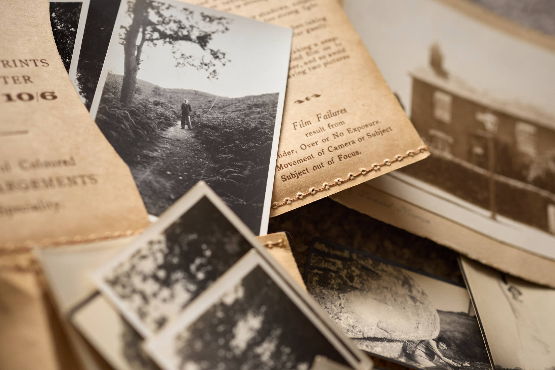 Vintage photographs suitable for scanning