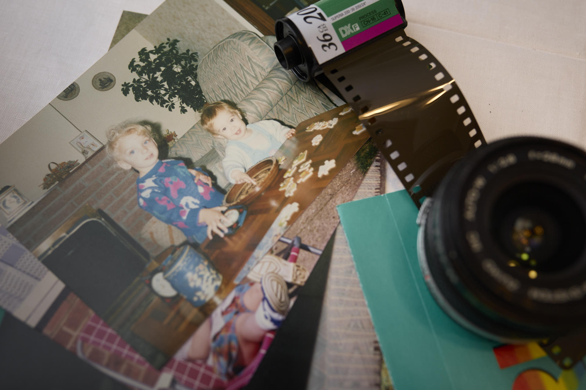 some old postcard size 6x4 photos and snaps and other photographic accessories